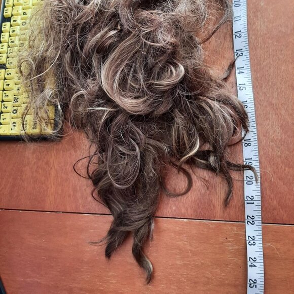 NEW Bag ! Long Hair 25 inch Curly Wig Dark Blonde main image 7